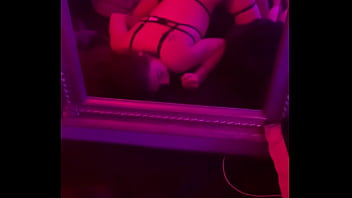 Slut in lingerie fucked from behind