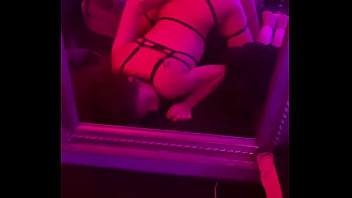 Slut in lingerie fucked from behind