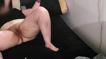 Submissive handcuffed and pussy shocked with electrowand for 1st time