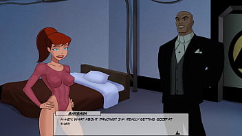 Barbra gordon shows off her sexy body to lex luthor