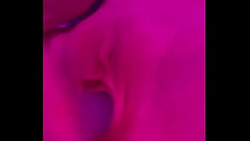 Close up dildo fucking with butt plug in~