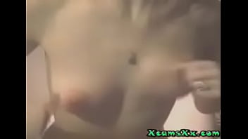 Russian submissive girl beats and pulls on nipples for me on live cam