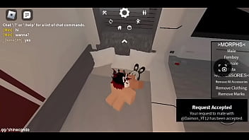 Bnuuy girl gets fucked by her boyfriend in roblox