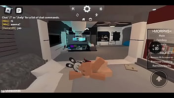 Bnuuy girl gets fucked by her boyfriend in roblox