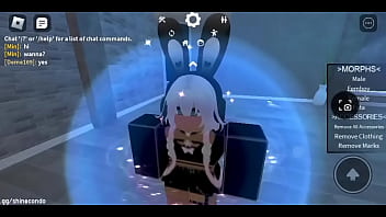 Bnuuy girl gets fucked by her boyfriend in roblox