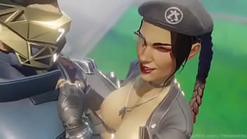 She wolf taking a big cock