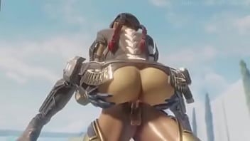 She wolf taking a big cock