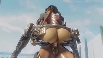 She wolf taking a big cock