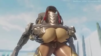 She wolf taking a big cock