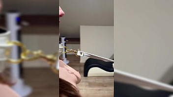 I get fucked in harness in a sm room luna doll