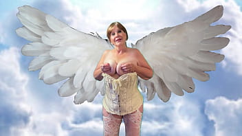 Gilf in elegant corset and gloves masturbates and cums Gilf in elegant corset and gloves masturbates and cums