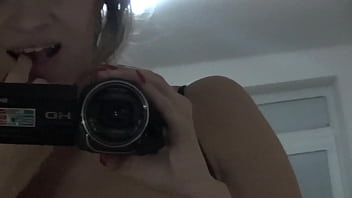 Seductive brunette shows off her nude body for you