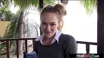 Naughty real hot gf samantha hayes get nailed on camera clip 30