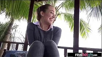 Naughty real hot gf samantha hayes get nailed on camera clip 30