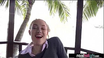 Naughty real hot gf samantha hayes get nailed on camera clip 30