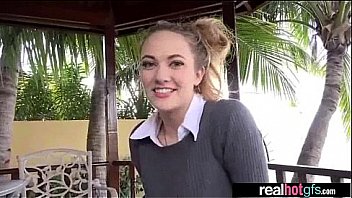 Naughty real hot gf samantha hayes get nailed on camera clip 30