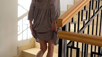 I controlled her sex toy on the street and fucked her hard