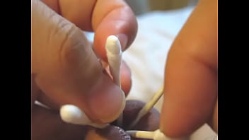 Insert The Cotton Swab Into The Urethra And Spread Peehole thumbnail