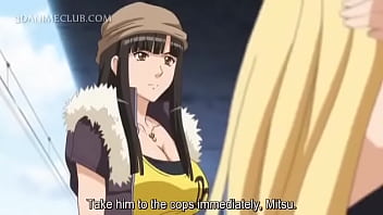 Huge tits subway girl animation