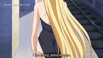 Huge tits subway girl animation