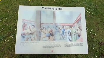 I found myself in a roman exercise hall on my run this morning i'm now heading for coventry to pick up teddy bears and sh