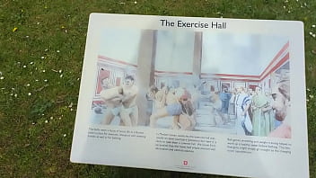 I found myself in a roman exercise hall on my run this morning i'm now heading for coventry to pick up teddy bears and sh