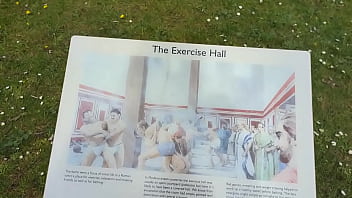 I found myself in a roman exercise hall on my run this morning i'm now heading for coventry to pick up teddy bears and sh
