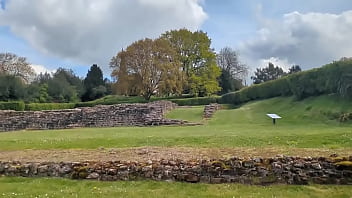 I found myself in a roman exercise hall on my run this morning i'm now heading for coventry to pick up teddy bears and sh