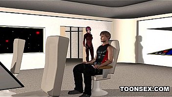 3d cartoon emo babe sucks cock and gets fucked