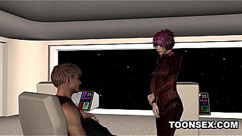 3d cartoon emo babe sucks cock and gets fucked