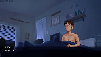 Summertime saga by darkcookie hot stepmom busted sucking off huge cock under the table horny milf sneaks under the table and sucks huge dick