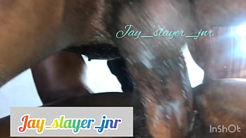 Legs on my shoulders so i fucked her deep till she creams