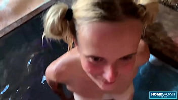 Hot blondie gives her horny lover a hot fuck experience