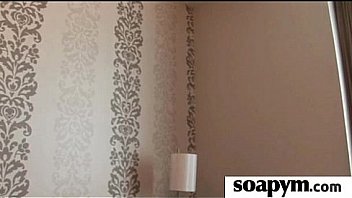 Girl with great body massages and blows a customer 25