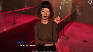 Off the record #06 inviting the smoking pierced goth girl with big tits to my place she accepts the invitation