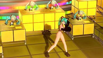 Hatsune miku gatita desnuda