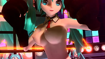 Hatsune miku gatita desnuda
