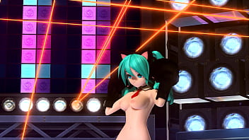 Hatsune miku gatita desnuda