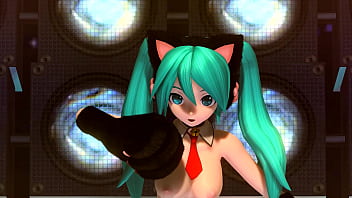 Hatsune miku gatita desnuda