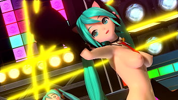 Hatsune miku gatita desnuda