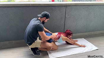 Monster bubble butt on redhead babe