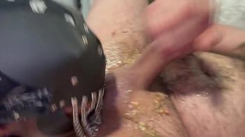 Degrading raceplay black whore facefuck puking and rimming