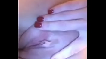 Showing her sexy pussy