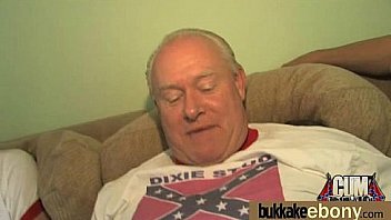 Ebony Gets Group Cumshots 21 thumbnail