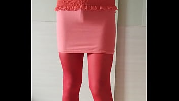 Misr4 Trans Cums In Red Panties And Pantyhose thumbnail