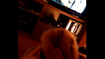 Wanking with my fur coat