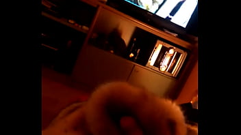 Wanking with my fur coat