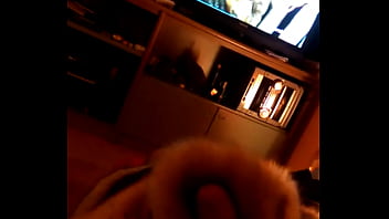 Wanking with my fur coat