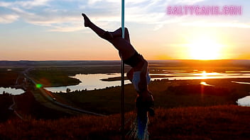 Zone out to pole dancing