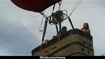 Tight teen fucks a man in front of the camera for cash 3